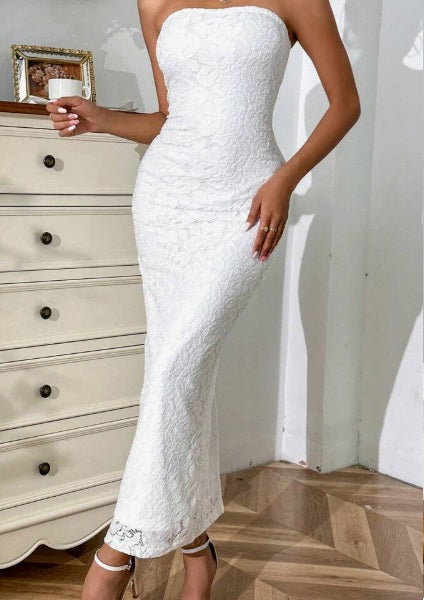 Soft flowers long dress