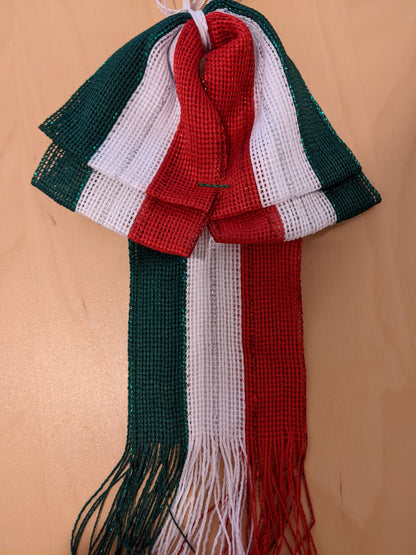 Moño charro tricolor