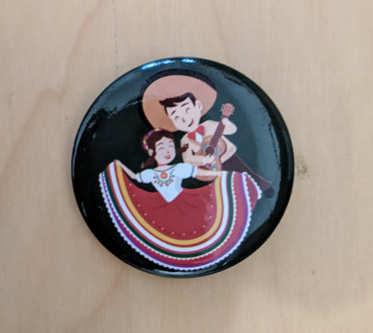 6 pins/prendedores decorativos