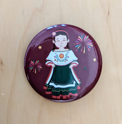 6 pins/prendedores decorativos