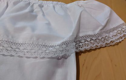 Mexican dress with necklaces