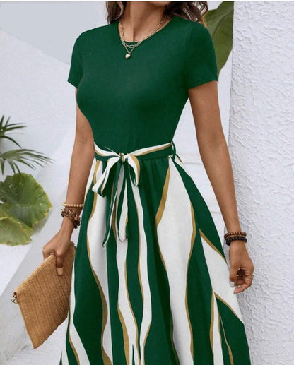Green luna dress
