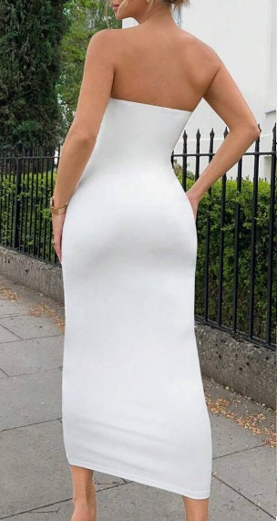 Stripe staples dress